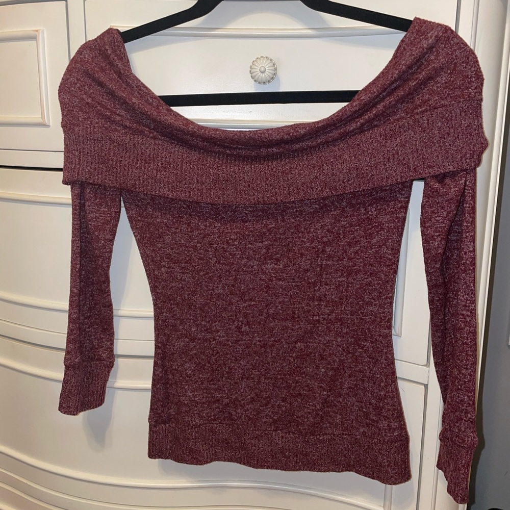 Off Shoulder Sweater